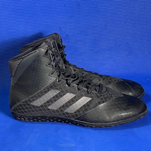 adidas Shoes Adidas Mat Wizard Mens Carbon Black Wrestling Shoes